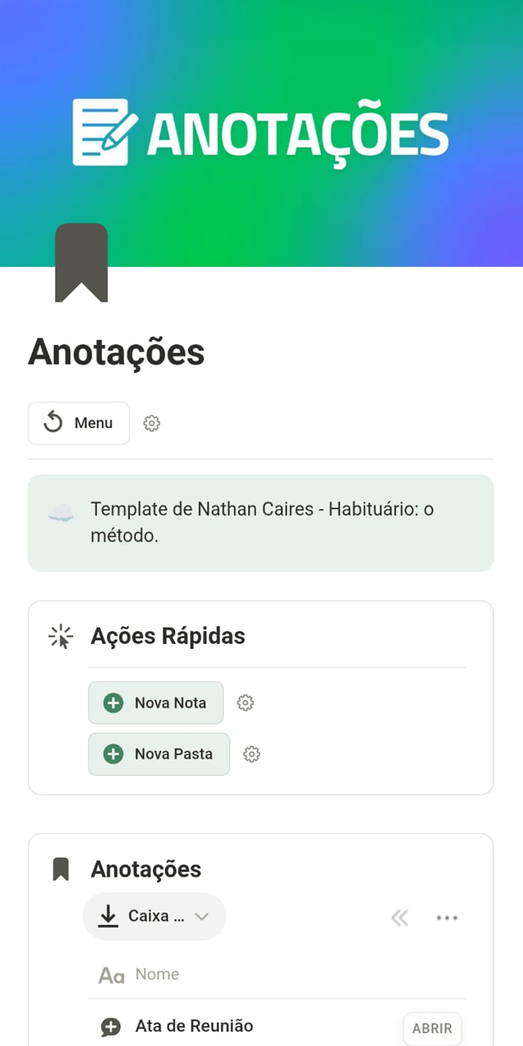 Anotações