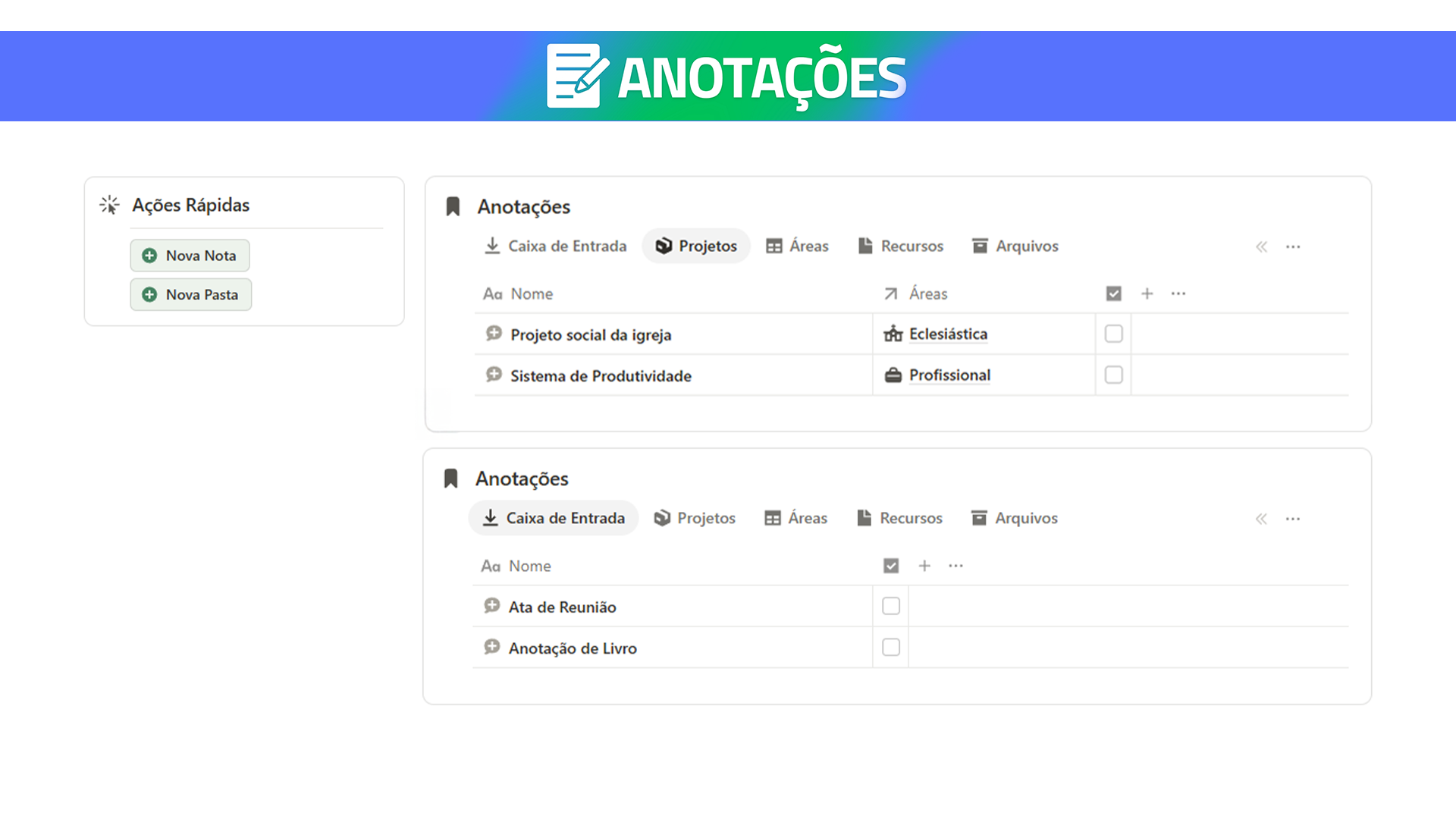 Anotações