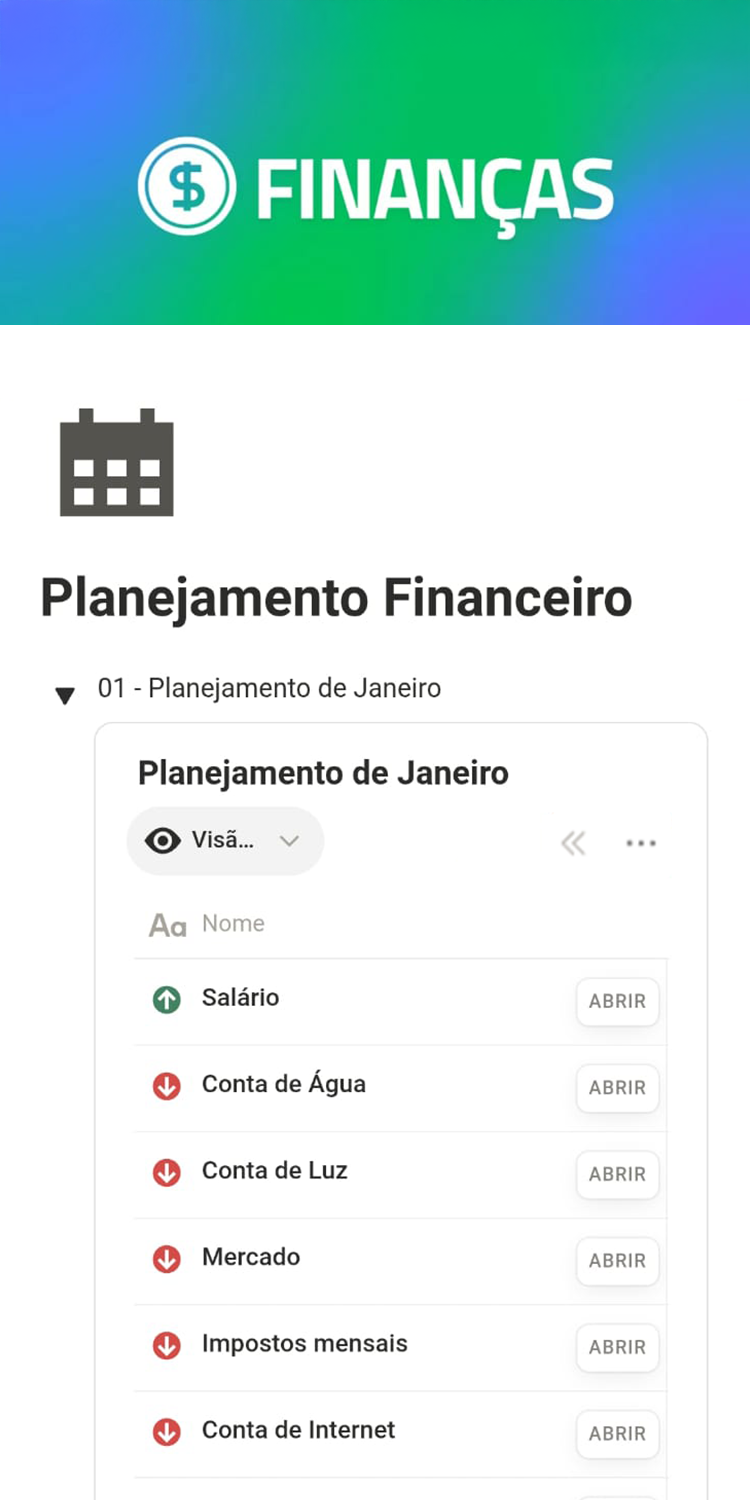 Planejamento Financeiro